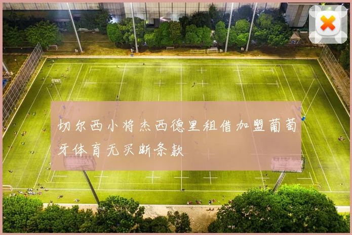 切尔西小将杰西德里租借加盟葡萄牙体育无买断条款