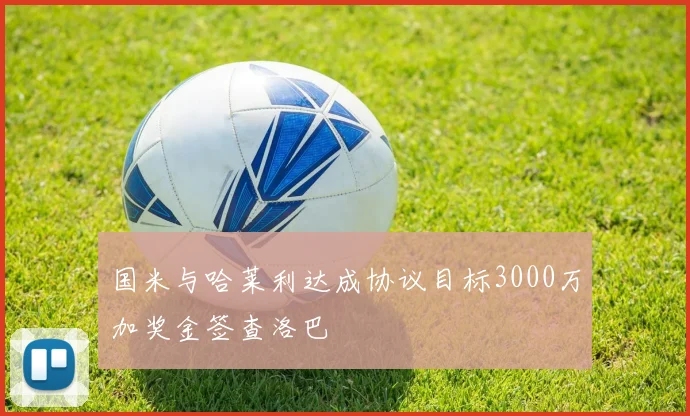 国米与哈莱利达成协议目标3000万加奖金签查洛巴