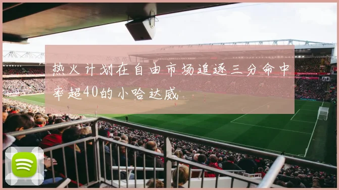 热火计划在自由市场追逐三分命中率超40的小哈达威