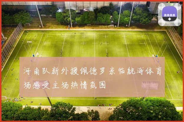 河南队新外援佩德罗亲临航海体育场感受主场热情氛围